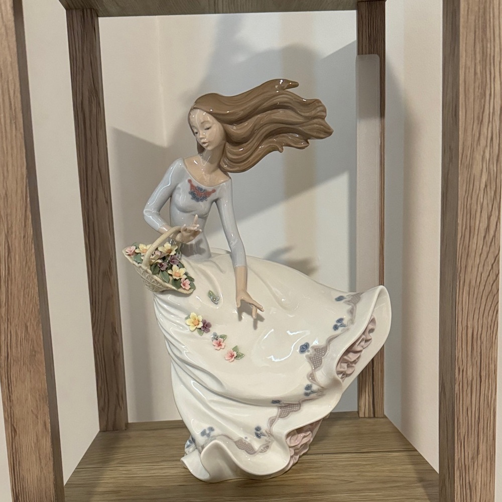 Lladro Petals of The Wind Woman